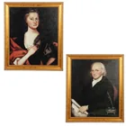  Preview image for Pair of Reproduction 18th C. Portraits. 