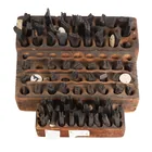  Preview image for (3) Antique Stencil Stamp Die Set 