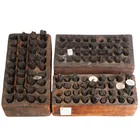  Preview image for (3) Antique Stencil Stamp Die Set 