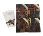  Preview image for (4) NOS Wood Typography DIY Art Kit 