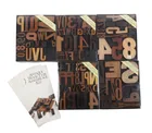  Preview image for (5) NOS Wood Typography DIY Art Kit 