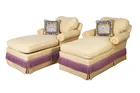  Preview image for (2) Kravet Upholstered Chaises Longue. 