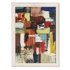  Preview image for Modernist Abstract Painting Signed A.J. 