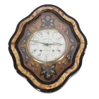  Preview image for French Napoleon III Wall Clock w/ Pearl 