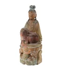  Preview image for Chinese Wooden Guanyin Statue 