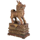  Preview image for Chinese Qilin Wood Guardian Statue 