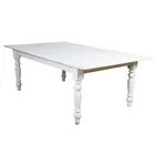  Preview image for Whitewashed Oak Country Farm Table, 4' x 