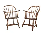  Preview image for (2) Antique Elm Windsor Chairs 
