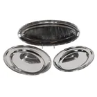  Preview image for (3) Wolff Prata Silver Oval Serving 