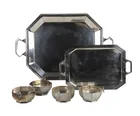  Preview image for (5) Geometric Prata Wolff Silver Plate 