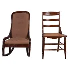  Preview image for Antique 19th C Rocking Chair and Carved 