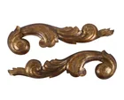  Preview image for (2) Ornate, Carved Scroll Decorative 