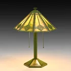  Preview image for Bradley & Hubbard Hexagonal Slag Glass 
