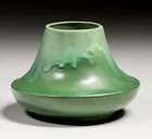  Preview image for Arequipa Pottery Matte Green Drip Vase 