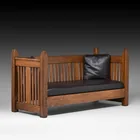  Preview image for L&JG Stickley #222 Oak Evenarm Settle 