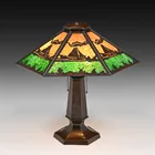  Preview image for Limbert Hammered Copper & Slag Glass 