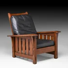  Preview image for Gustav Stickley #369 Oak Slatted Bentarm 