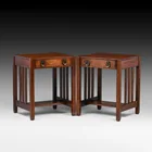  Preview image for Pair Stickley Brothers One-Drawer 
