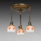  Preview image for Arts & Crafts Period Brass & Frosted 