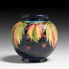  Preview image for Moorcroft Pottery Leaf & Berry Vase 