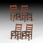  Preview image for Stickley Brothers Oak Ladderback Dining 
