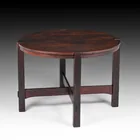  Preview image for Stickley Brothers 40"d Oak Lamp Table 