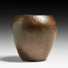  Preview image for Roycroft Hammered Copper Bulbous Vase 