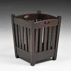  Preview image for Stickley Brothers Square Oak Wastebasket 