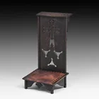  Preview image for Charles Rohlfs Carved Oak Prie-Dieu 