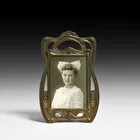  Preview image for Art Nouveau Brass Picture Frame c1900s 