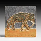  Preview image for Royal Delft Elephant Tile c1910 