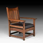  Preview image for Large L&JG Stickley Oak Armchair c1910 