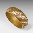  Preview image for Arts & Crafts Mixed-Metal Woven Bangle 