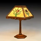  Preview image for Arts & Crafts Mission Oak & Leaded Glass 