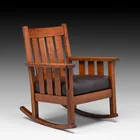  Preview image for Grand Rapids Oak Slatted Rocker c1910 