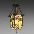  Preview image for Arts & Crafts Leaded Slag Glass Stylized 