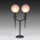  Preview image for Art Deco "Twin-Globe" Bronze Patinated 