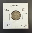  Preview image for World Silver - Norway 1918/6 25 Ore 