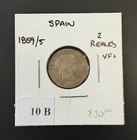  Preview image for World Silver - Spain 1859/5 2 Reales 