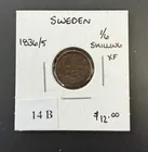  Preview image for Sweden - 1836/5 1/6 Skilling NICE 