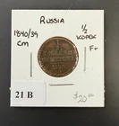  Preview image for Russia - 1840/39 CM 1/2 Kopek 