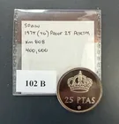  Preview image for Spain - 1975 (76) Proof 25 Pesetas 