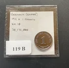  Preview image for Germany (Empire) - 1911 A 1 Pfennig UNC 