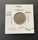  Preview image for 1883 "with CENTS" Liberty Nickel AU 