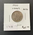  Preview image for 1900 Liberty Nickel AU 