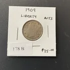  Preview image for 1909 Liberty Nickel AU 