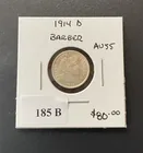  Preview image for 1914 D Barber Dime AU 