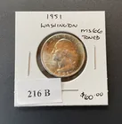  Preview image for 1951 Washington Quarter GEM UNC ++ TONED 