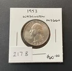  Preview image for 1953 Washington Quarter GEM UNC ++ 