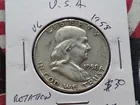  Preview image for 1958 Franklin Half Dollar, 90% Silver - 